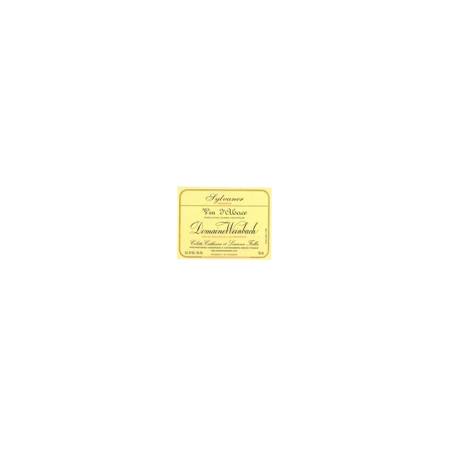 DOMAINE WEINBACH SYLVANER DOMAINE WEINBACH SYLVANER