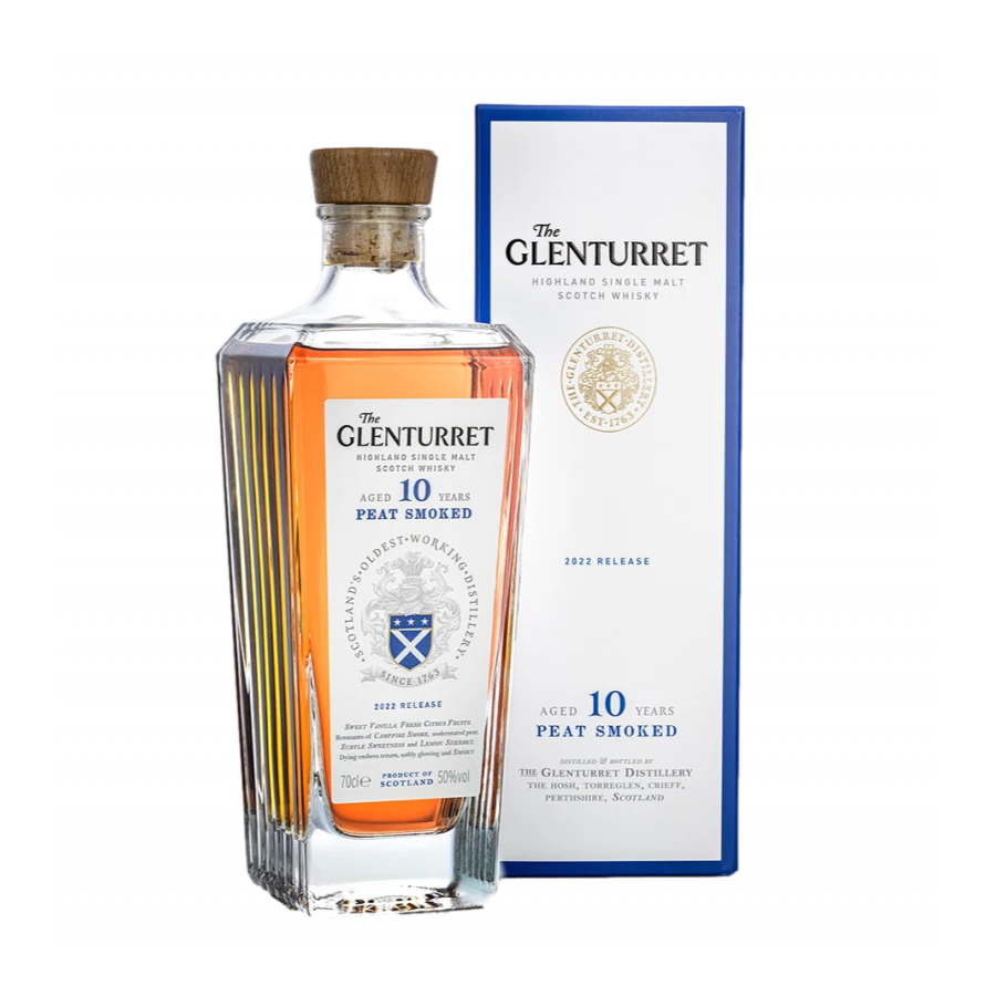 GLENTURRET PEAT SMOKED 10 ANS GLENTURRET PEAT SMOKED 10 ANS