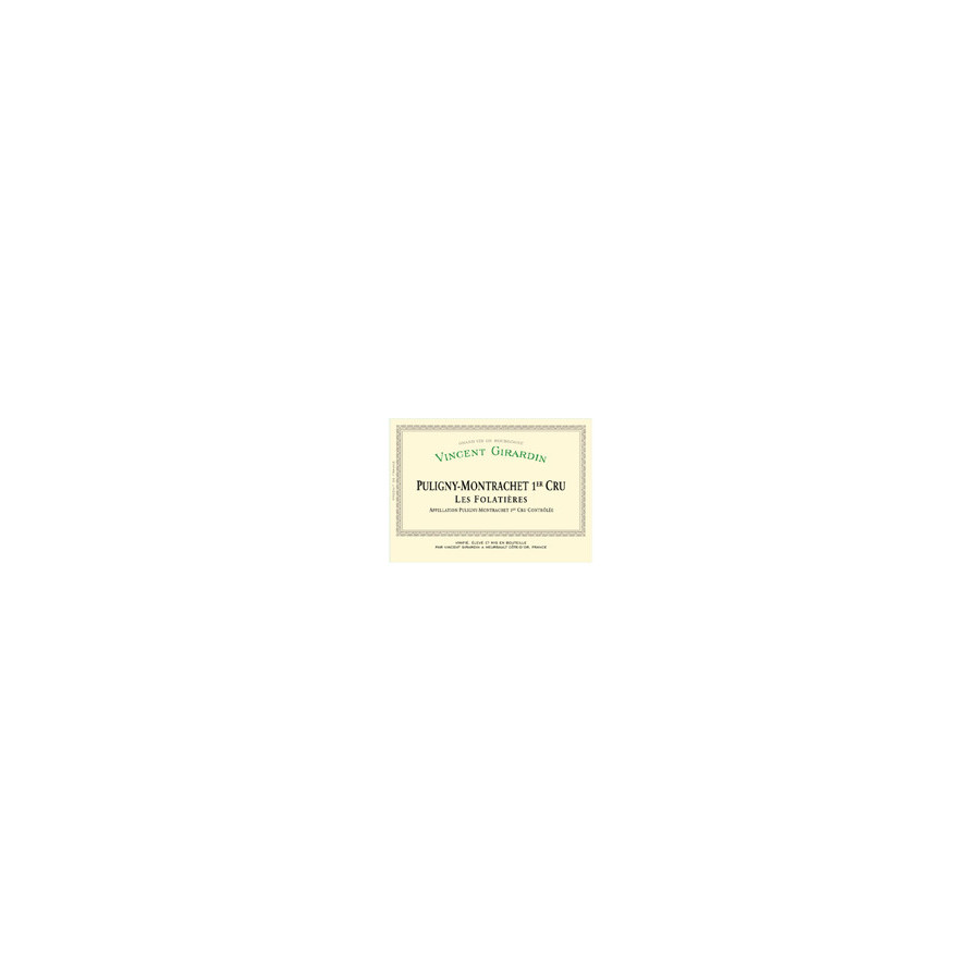 VINCENT GIRARDIN 1ER CRU LES FOLATIERES VINCENT GIRARDIN 1ER CRU LES FOLATIERES