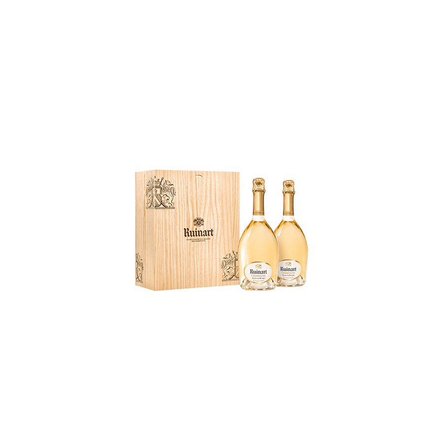 RUINART COFFRET 2 BOUTEILLES RUINART COFFRET 2 BOUTEILLES