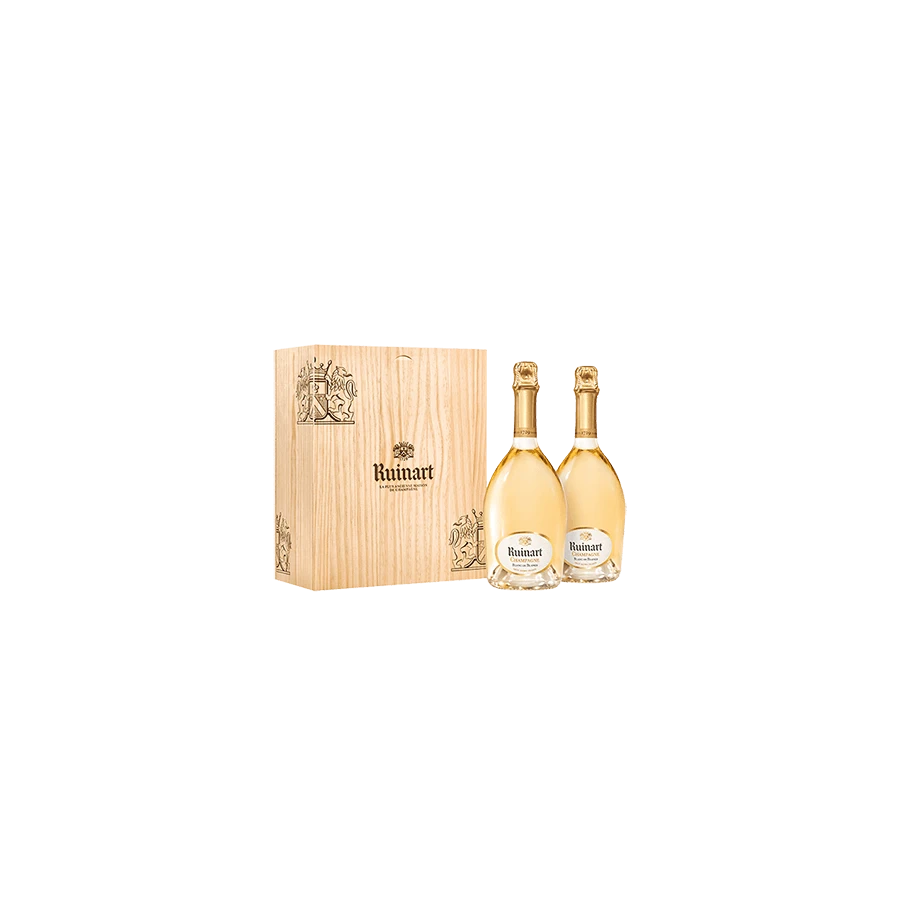 RUINART COFFRET 2 BOUTEILLES RUINART COFFRET 2 BOUTEILLES