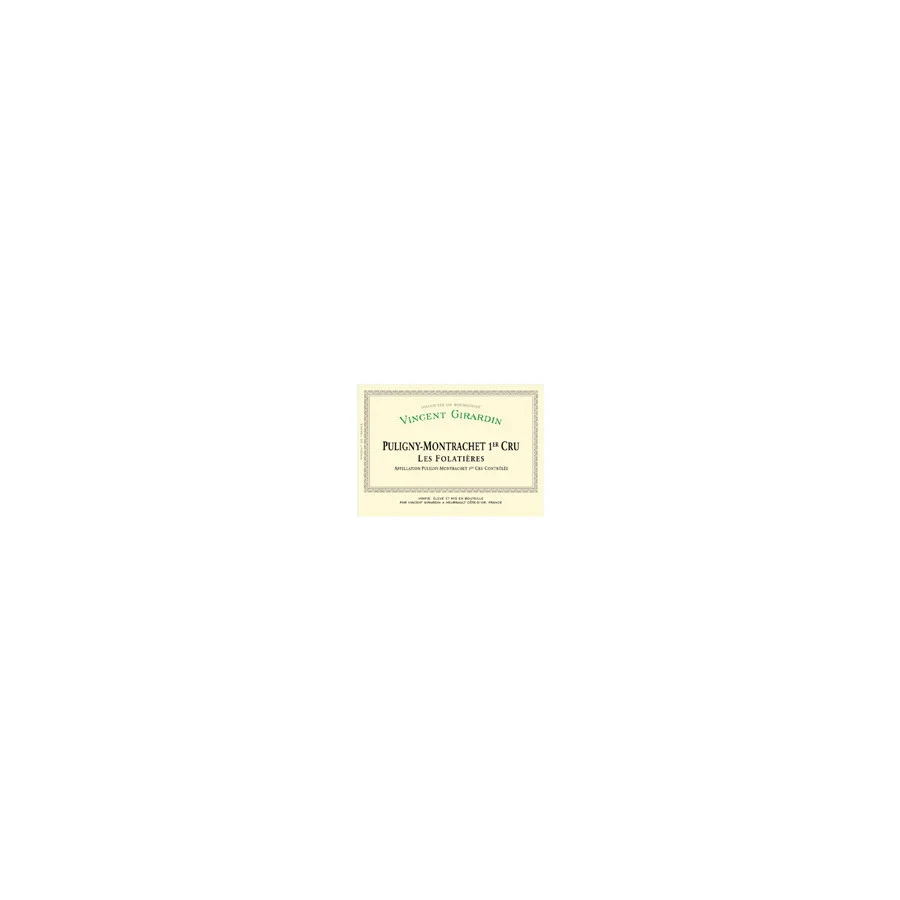 VINCENT GIRARDIN 1ER CRU LES FOLATIERES VINCENT GIRARDIN 1ER CRU LES FOLATIERES