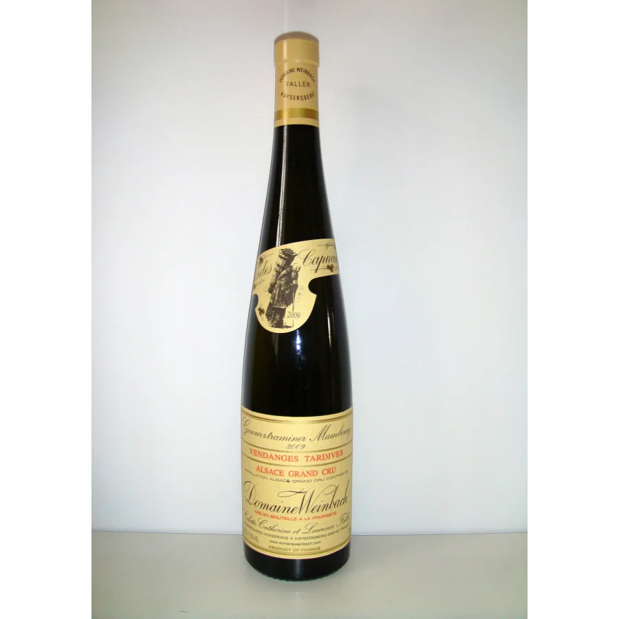 DOMAINE WEINBACH GEWURZTRAMINER GRAND CRU MAMBOURG VENDANGES TARDIVES DOMAINE WEINBACH GEWURZTRAMINER GRAND CRU MAMBOURG VENDANGES TARDIVES