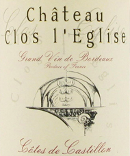 CHATEAU CLOS L'EGLISE