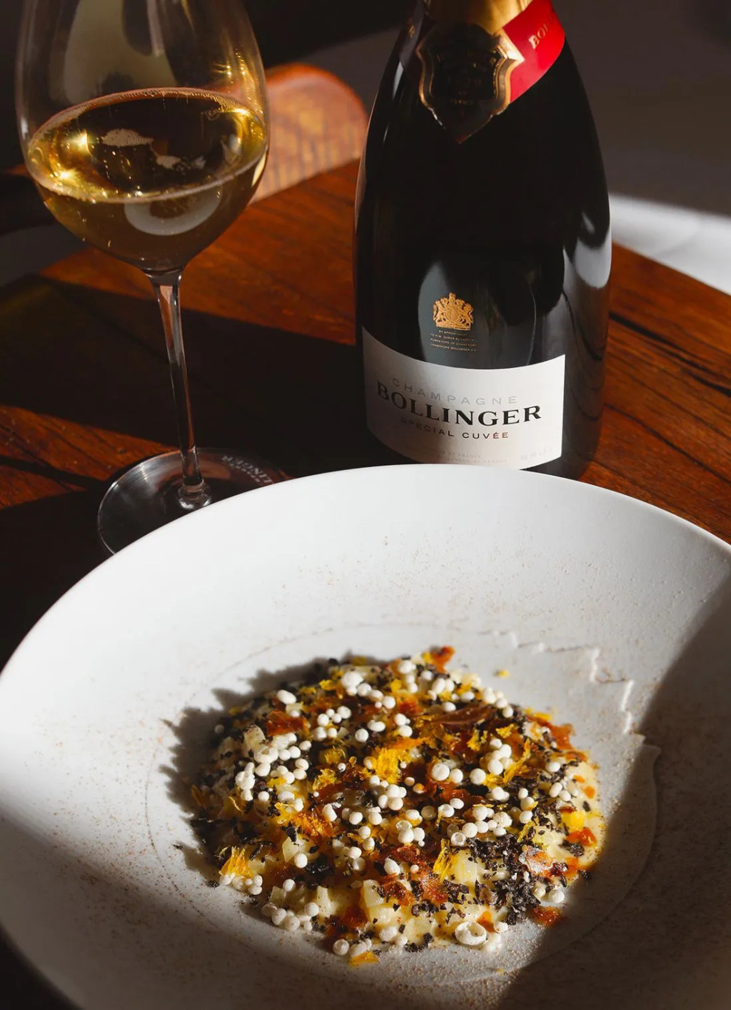 Le Risotto de cardon au beaufort de la Maison Bollinger