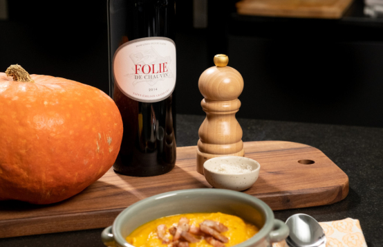 Velouté de courge du Château Chauvin