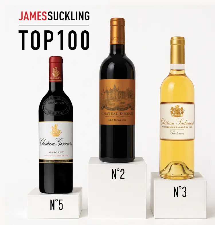 Le Top 100 de James Suckling dévoilé !